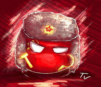 Soviet Unionball, countryball russia HD wallpaper