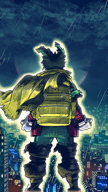I colored and made a of Midoriya from chap 310.: BokuNoHeroAcademia, vigilante deku HD phone wallpaper