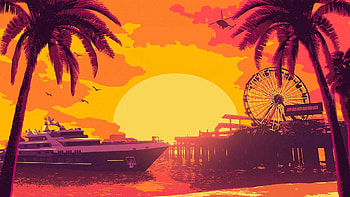 Aesthetic GTA, gta v aesthetic HD wallpaper