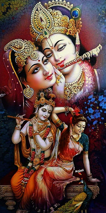 God bless you, radha rani HD phone wallpaper