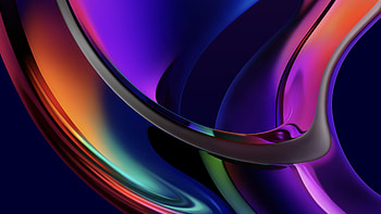 Iridescence , macOS Big Sur, MacBook Pro, Multicolor, Dark, Glossy, Stock, Abstract, mac os big sur HD wallpaper