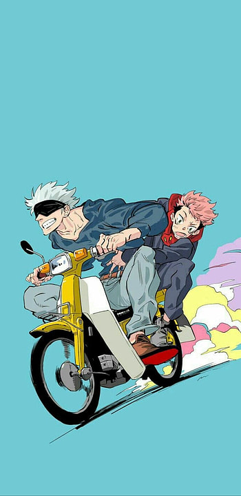 Yuji Itadori and Gojo Satoru Aesthetic Minimalist, gojo aesthetic HD phone wallpaper