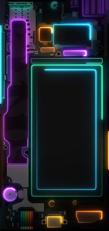 Punch Hole S20, S20+, S20 Ultra, center punch hole HD phone wallpaper