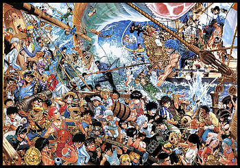 Shonen Jump 40th Anniversary Poster by Yusuke Murata, shonen jump all anime HD wallpaper