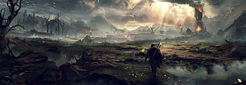 Dual Monitor Lord Of The Rings HD wallpaper