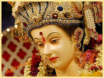 maa durga face full size, goddess durga HD wallpaper