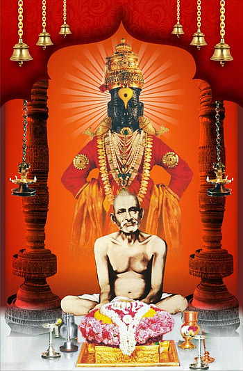 Jay shri gajanan, gajanan maharaj HD phone wallpaper