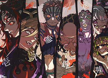 Upper moons : r/KimetsuNoYaiba, demon slayer upper moon HD wallpaper