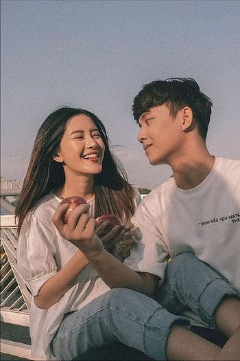 16 Couple ideas, korean cute couple HD phone wallpaper