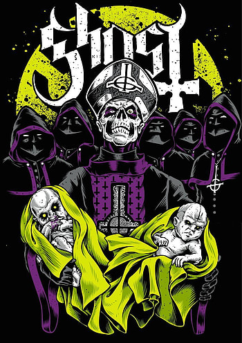 ghost bc logo, ghost band HD phone wallpaper