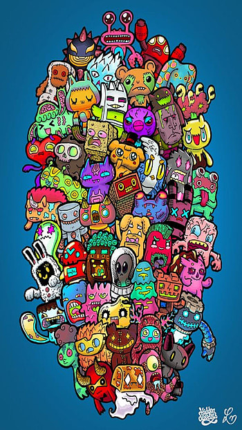 Doodle Art, doodle HD phone wallpaper